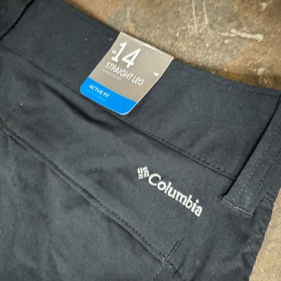 Columbia Womens 14 Saturday Trail II Knee Pant Roll Up Leg Active Fit NWT Black - Picture 3 of 11